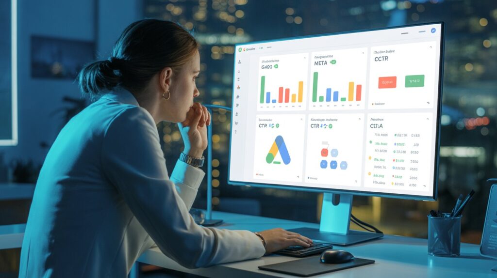 Dashboard para gestor de tráfego